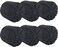 Promage Pro-Lcp-Sil/6 P Original Universal Lens Cap - DSLR Lenses, Single Lens Cap - Black (Pack Of 6)