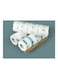 Marrkhor 50-Piece Roll Disposable Dish Cloth Set, White/Yellow/Red, 25X8X8Cm