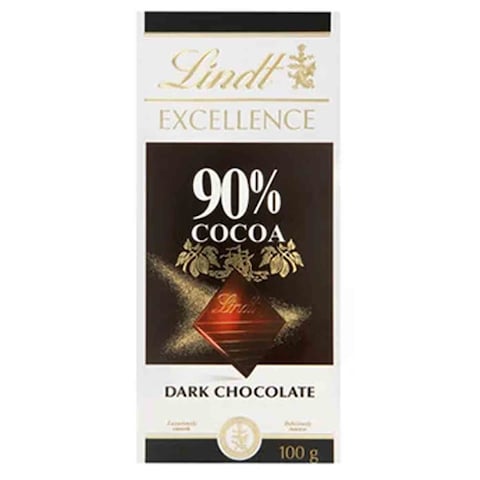 لينت إكسيلنس شوكولاتة داكنة 90% كاكاو 100 غرام
