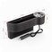 Generic-Black Car Chargers Car Seats Slot Storage Box Multi Function Dual USB Chargers Seats Gaps Organizer Seats Side Slit Pocket