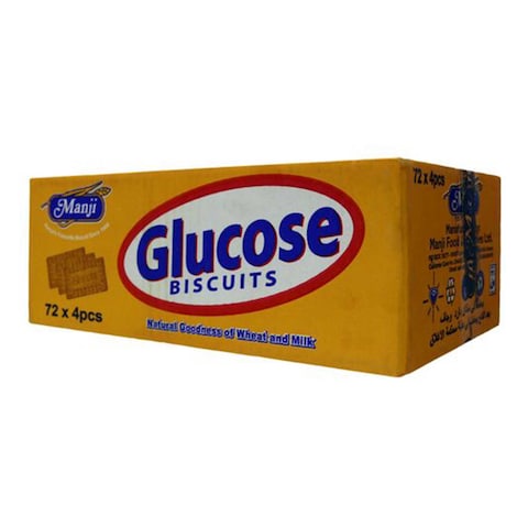 Manji Biscuits Glucose 4Pcs X72