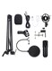 Generic Audio Studio Recording Condenser Microphone Kit Dd1960 Black/White