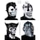 Skull Fighters Mask 4 Styles Ass.