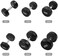 Harley Fitness Commercial Dumbbells - TPU &amp; Rubber Coated - Dynamic Strength and Stability (50, Kilograms)