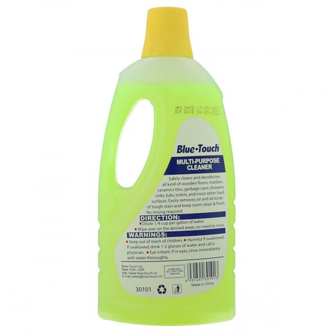 Buy Blue-Touch Multi Purpose Cleaner Lemon1000ml Online | Carrefour ...