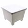 Kenpoly Square Planter No.7 White