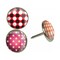 Mintra Push Pins - Printed Lines and Dots - 20 Pins