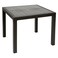 Cosmoplast Cedarattan Dinning Table Black