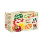 Buy Sun Blast Organic No Added Sugar Apple And Mango Juice 200ml Pack of 10 in UAE