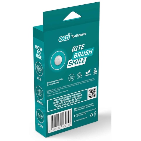 Eezi Toothpaste Tablet Herbal Protection Fresh Mint 6039s