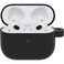 OtterBox Headphone Case for Apple Airpods 3rd Gen - 360&deg; Drop and Scratch Protection, Soft Touch Feel, Wireless Charging Compatible, Carabiner Included, Secure Fit - Black