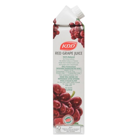 KDD Red Grape Juice 1L