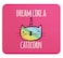 Loud Universe - Mouse Pad Rectangular Caticorn Unicorn Pink