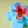 Royalford Double-Side Toy-Shaped Cookie Cutter, Multicolor