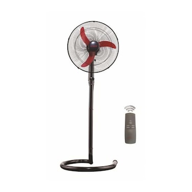 مروحة ستاند فريش شبح مع ريموت كنترول - 3 سرعات - 18 بوصة - أسود