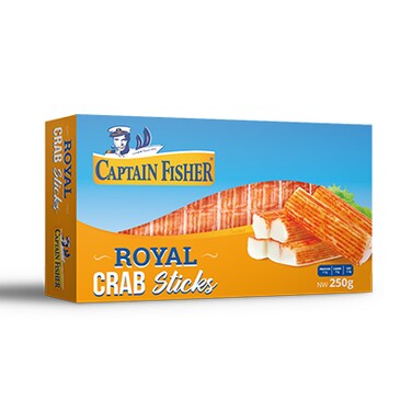 Captain Fisher Crab Sticks Surimo Royal 250GR
