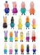 MissTiara 21-Piece Peppa Pig Play Set