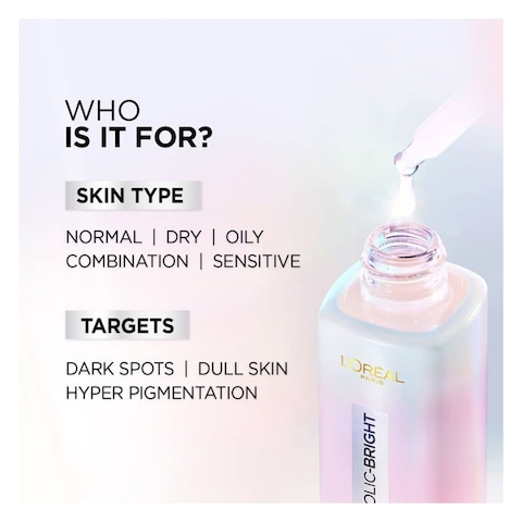 L&#39;Oreal Paris Glycolic Bright Acid Instant Glowing Face Serum 30ml