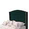 In House Maldives Velvet Bed Frame - Single - 200x100 cm - Dark Green