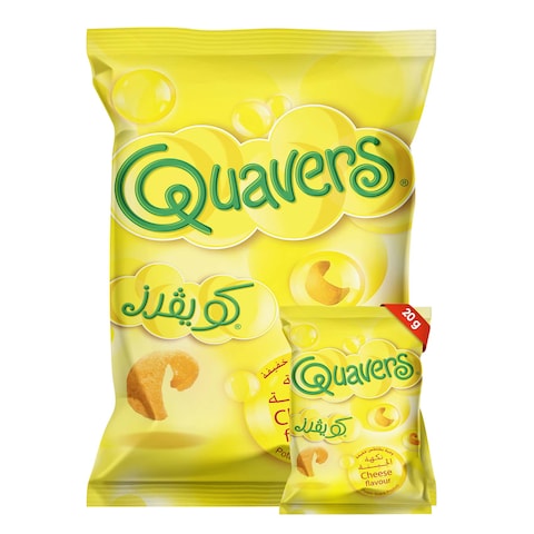 Quavers Cheese Flavour Potato Snacks 20g &times;14 Pieces