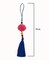 Pompom Fluffy Hanging Charm Pink 33cm