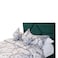 In House Cordoba Velvet Bed Frame - Single - 200x100 cm - Dark Green