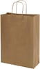 Markq Brown Paper bags with handles 27 x 22 x 11 cm Large Kraft Gift bags for Birthday Party Favors, Weddings, Retail, Baby Shower (12 Bags)