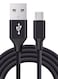 Generic Flexible Micro USB Charger Cable Black