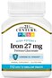 21st Century Iron 27 Mg Ferrous Gluconate Tablets, 110Count