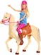 Barbie Doll &amp; Horse, Blonde Fxh13