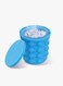 Olliwon Bucket Shape Ice Cube Maker Blue 400g