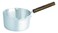 Kitchen King Metal Finish Milk Pan Wooden Handle 20 Cm