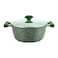 Prestige Essentials Granite Non-Stick Casserole With Lid Green 30cm