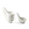 Porceletta Ivory Porcelain Spoon Shape Dish 5.5x6 cm