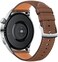 Huawei Watch 3, Connected GPS Smartwatch With Sp02 and All-Day Health Monitoring, 14 Days Battery Life, Brown Leather Strap