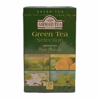 Ahmad Tea Green Tea Selection - 20 Bags