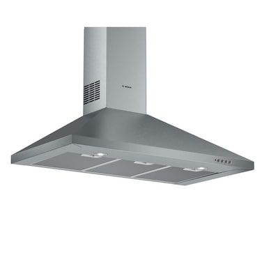 Bosch Series    2 Wall-Mounted Cooker Hood Pyramidal Chimney Hood, 90 Cm Stainless Steel, DWP94CC50M, 1 Year Warranty