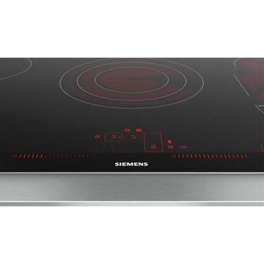 Siemens iQ500 Built-in Electric Hob ET975LMP1D Black 90cm