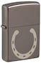 Zippo MP402961 150 Horse Shoe Design Black Ice Windproof Design