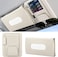 Car Tissue Holder Organizer with Accessories Glasses Holder Card Registration Holder Hanging Sun Visor (Beige)

