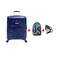 Assorted 24" Hard Case Trolley + Assorted Backpack + 2 Assorted Mask - Set