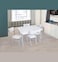 Snow 4 Seater Dining Set