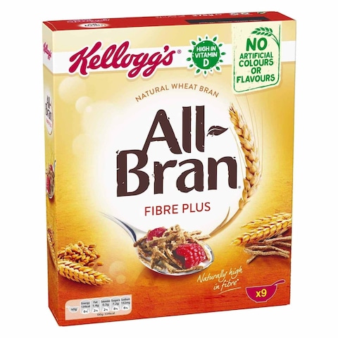 Kellogg&#39;s All Bran Fibre Plus Cereal, 375g