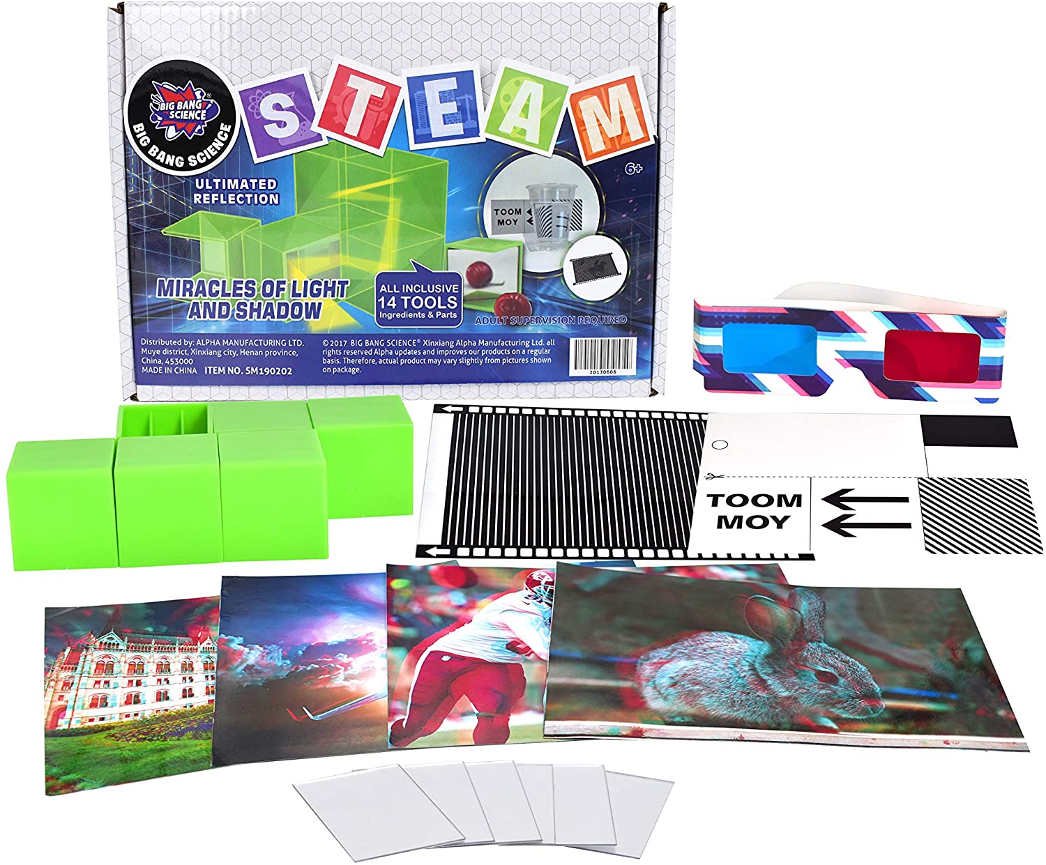 Buy Brain Giggles Miracles Of Light And Shadow Science Experiment Kit ...