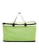 Generic Folding Insulated Cooler Hamper Zip Hand Bag Green 48 x 28 x 24cm