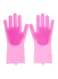 Generic 2-Piece Silicone Glove Set Pink
