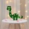 Dinosaur Marquee LED Night Light Green 31.5cm