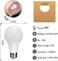 V.MAX LED Bulb, Indoor or Outdoor Non-dimmable LED Light Bulbs E27 Base AC220-240V Glass Shell 270 Degree Vintage Soft Warm White Color LED Lamp, 9W 4Pack