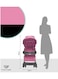 Moon Trek One Fold Stroller, Pink