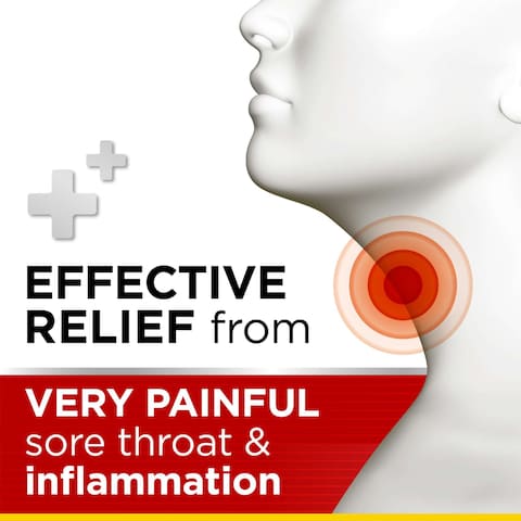 Strepsils Intensive Honey &amp; Lemon Fast &amp; Long Lasting Relief from Painful Sore Throats 16 Lozenges